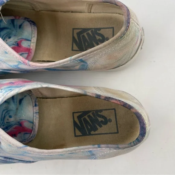 Van’s Unisex Adults Isotoner Swirl Canvas Low Top Lace-Up Sneakers M/7.5 | W/9 - Picture 10 of 14